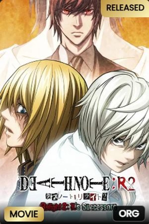 Death Note Relight 2: L’s Successors Hindi (ORG) dubbed poster