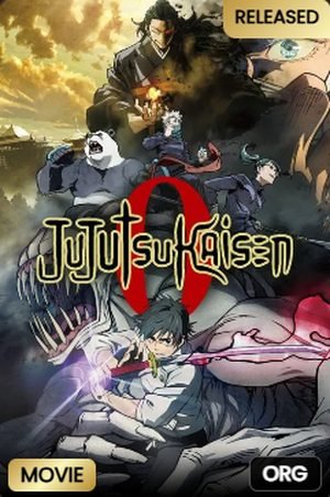 Jujutsu Kaisen 0 Hindi (ORG) dubbed poster